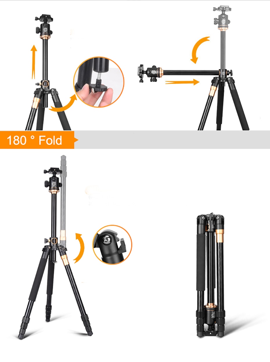 Aluminium Camera's Tripod with Quick Release