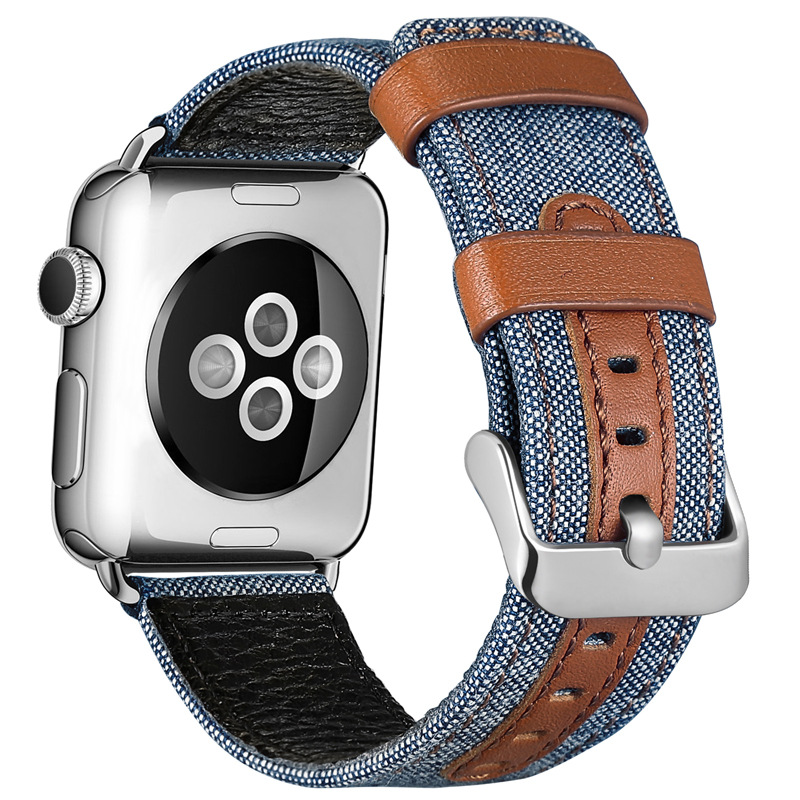 Fashion Cloth and Leather Band for Apple Watch Fashion Cloth and Leather Band for Apple Watch