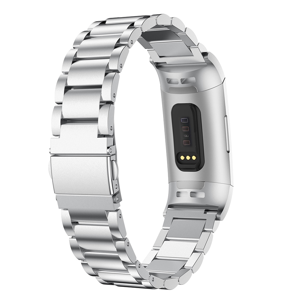 Classic Stainless Steel Band for Fitbit Charge 3 Classic Stainless Steel Band for Fitbit Charge 3