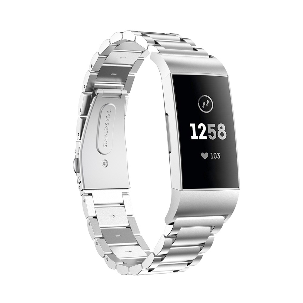 Classic Stainless Steel Band for Fitbit Charge 3 Classic Stainless Steel Band for Fitbit Charge 3