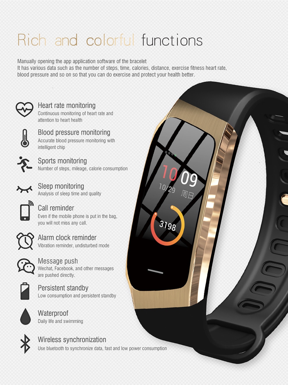 Geometric Dial Smart Watch